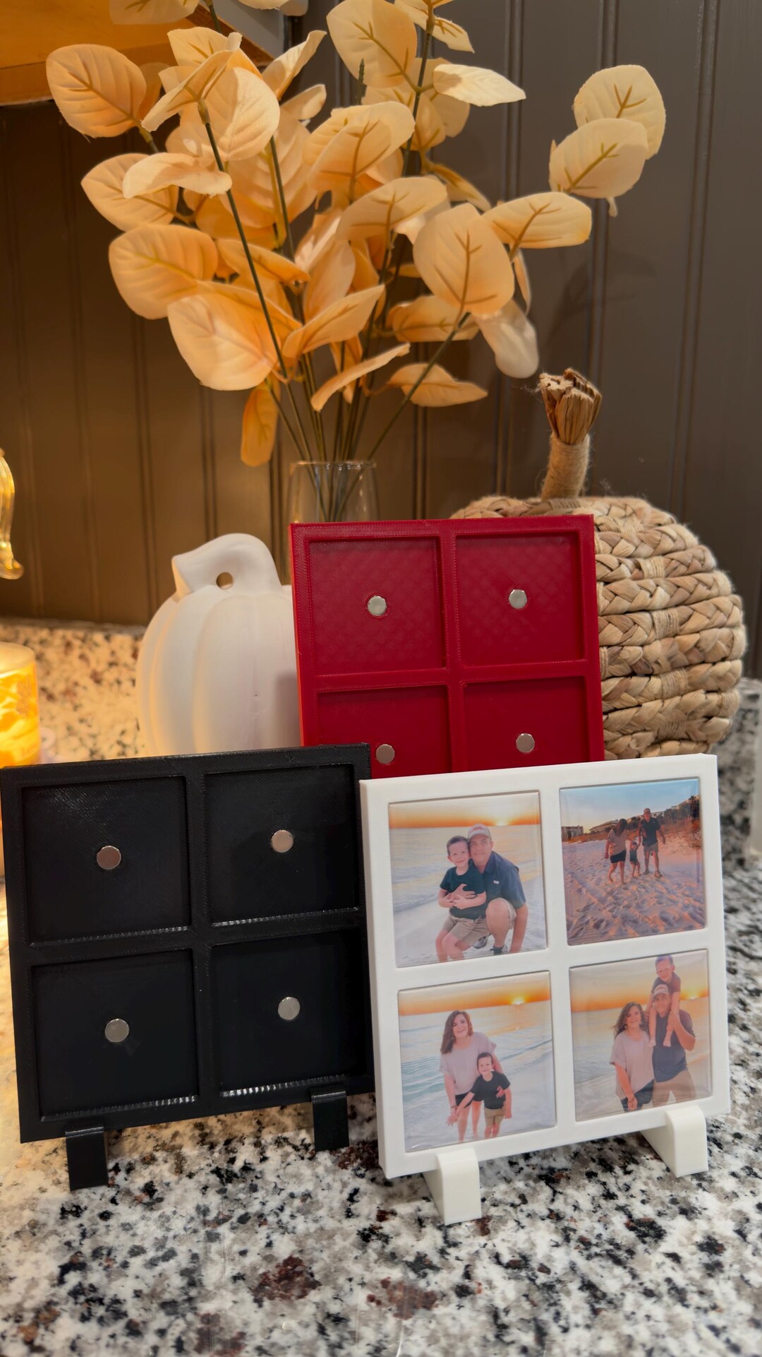 Magnetic Display Frame Only – Holds 4 Magnets | Includes Stand ...