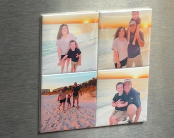 Custom Photo Magnets Fridge Magnets Personalized Fridge Gift (2x2)