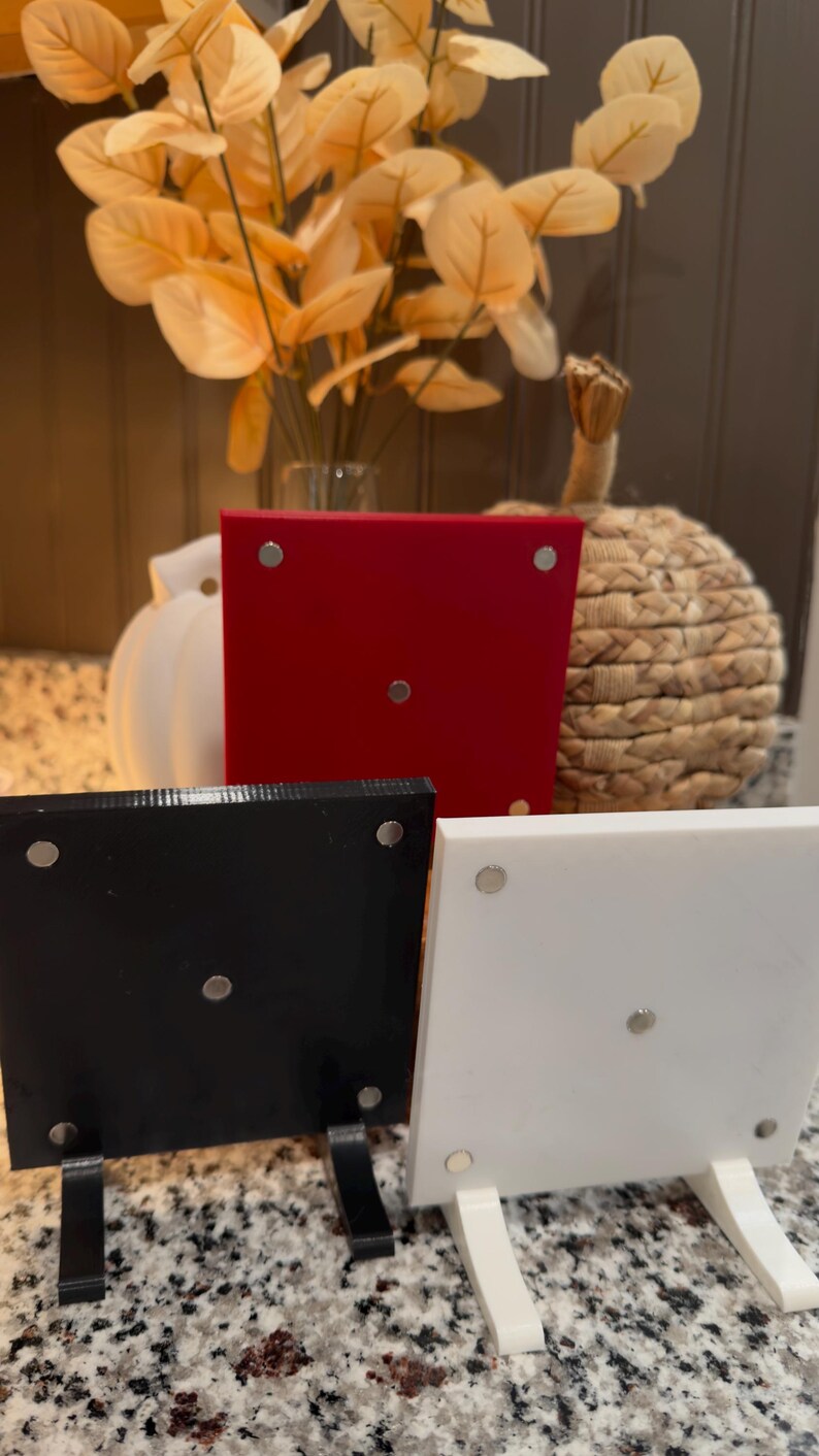 Magnetic Display Frame Only – Holds 4 Magnets | Includes Stand ...