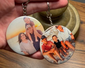 Circle Personalized Keychain Custom (2.25” diameter)