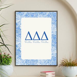 Tri Delta Floral Print