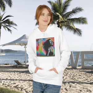 Vibrant Artistic Hoodie - Softstyle Fleece Sweatshirt, Cozy Unisex Hoodie, Unique Gift, Casual Fashion, Streetwear, Perfect for Art Lovers