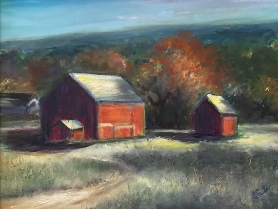 Oil Paintings Of Barns Old Barn Oil Painting Art By Brko Old Barn