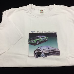 Vintage 70s 80s MUSTANG Muscle Car Airbrush Design NOS Deadstock White Crew  Neck T Shirt Size Adult X-large - Etsy