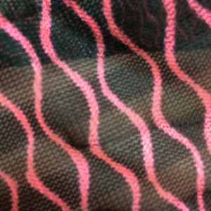 Black Magenta Sheer Polyester 58” wide  x 2 yards long.Made in USA. Next day shipping from USA