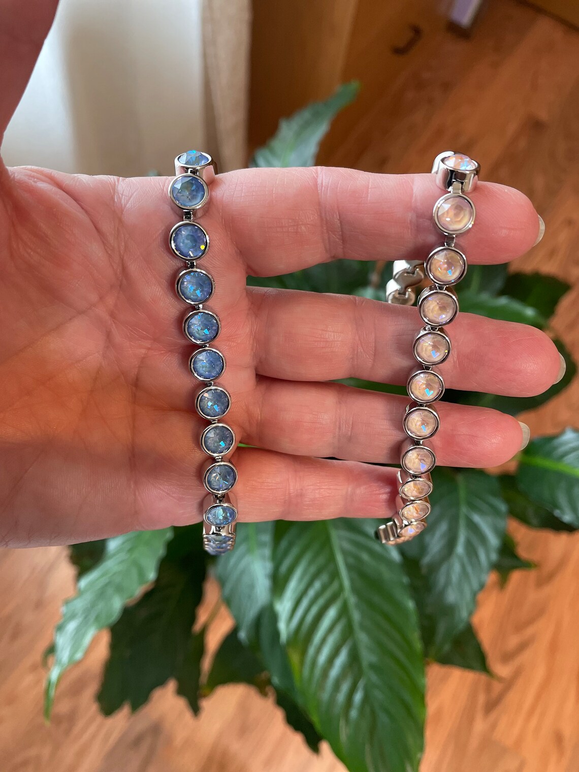 Touchstone Crystal Ice Bracelets Rhodium Plating Available in Dusty ...