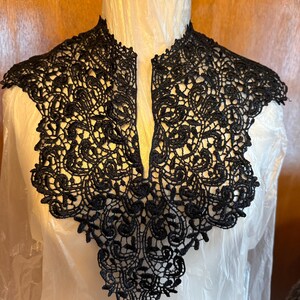 Black Lace Appliqué Patch Cover-up Embroidered Sew-on Multi Purpose Shipping from US
