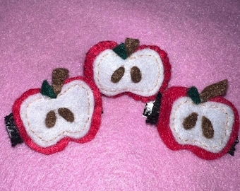 apple hair clips