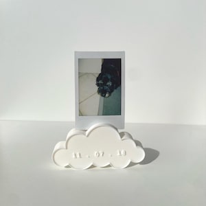 Personalisierbar Wolke Polaroid Halter / Ständer - 3D gedruckte Foto-Display, wunderliche Dekoration, nette Geschenkidee für Fotoliebhaber
