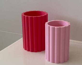 Suporte recortado - Armazenamento para pincéis de maquiagem, escovas de dente ou canetas