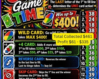 Bingobrädor 400 i varje rad PYP med Profit Bingobrädor