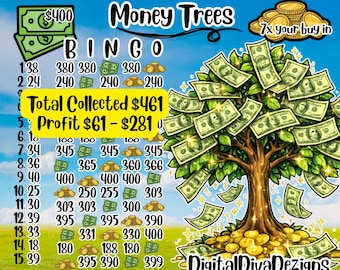 Bingoborden Hoge winst Kies je loon PYP-bordbingo