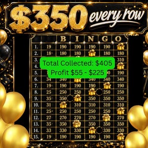Bingokaarten 500 Bingokaarten Bingokaart met hoge winstmarge - Kies je prijs (Downloadbaar)