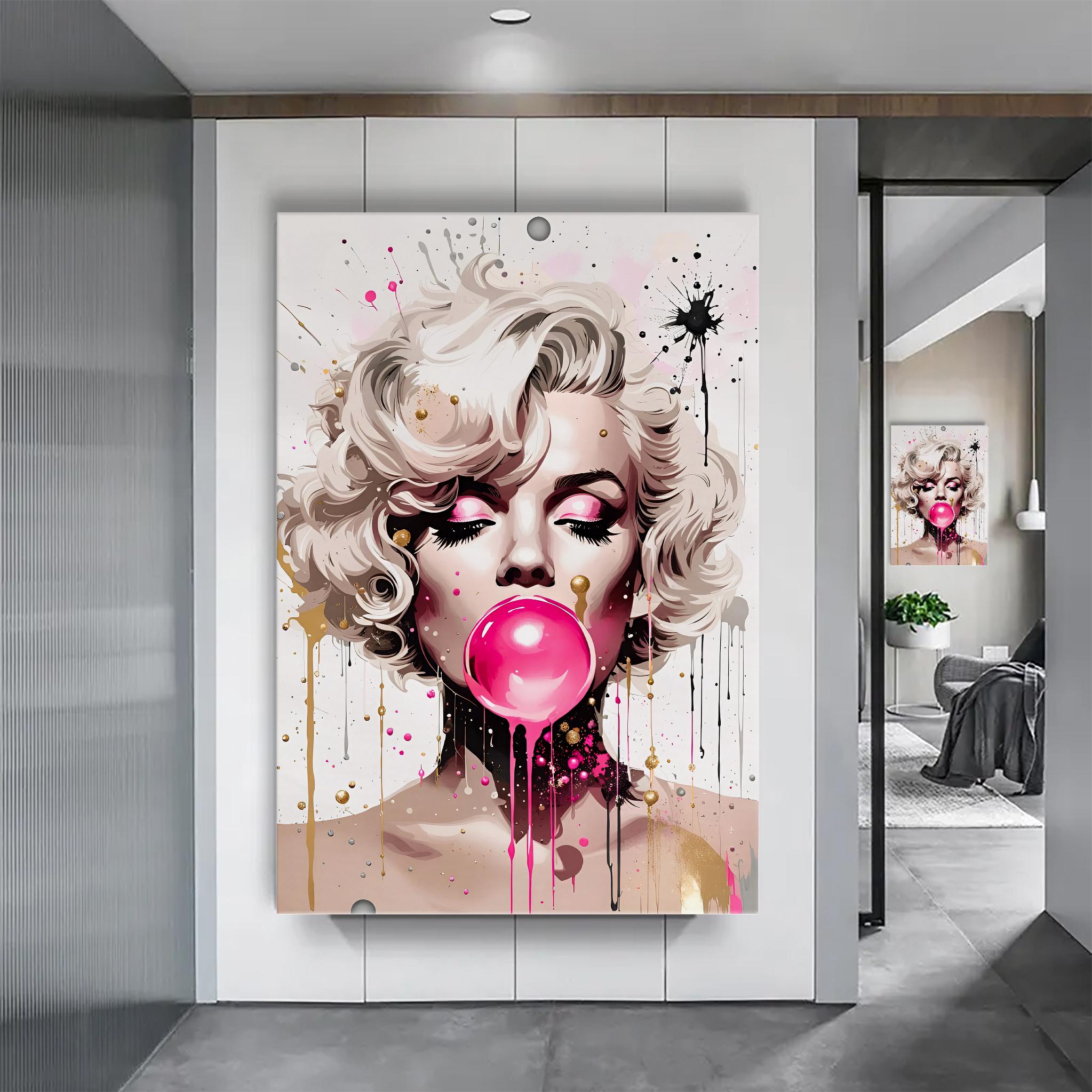 Banksy Marilyn Monroe Poster Graffiti Pop Art Canvas Street Style Wall ...