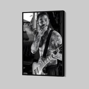 Post Malone Poster Music Canvas Music Legend Wall Art Mural Motivation Framed Canvas Print Home Decor P180 Birthday Gift