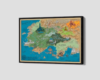 Dark Souls Illustrated World Map of Lordran - Etsy
