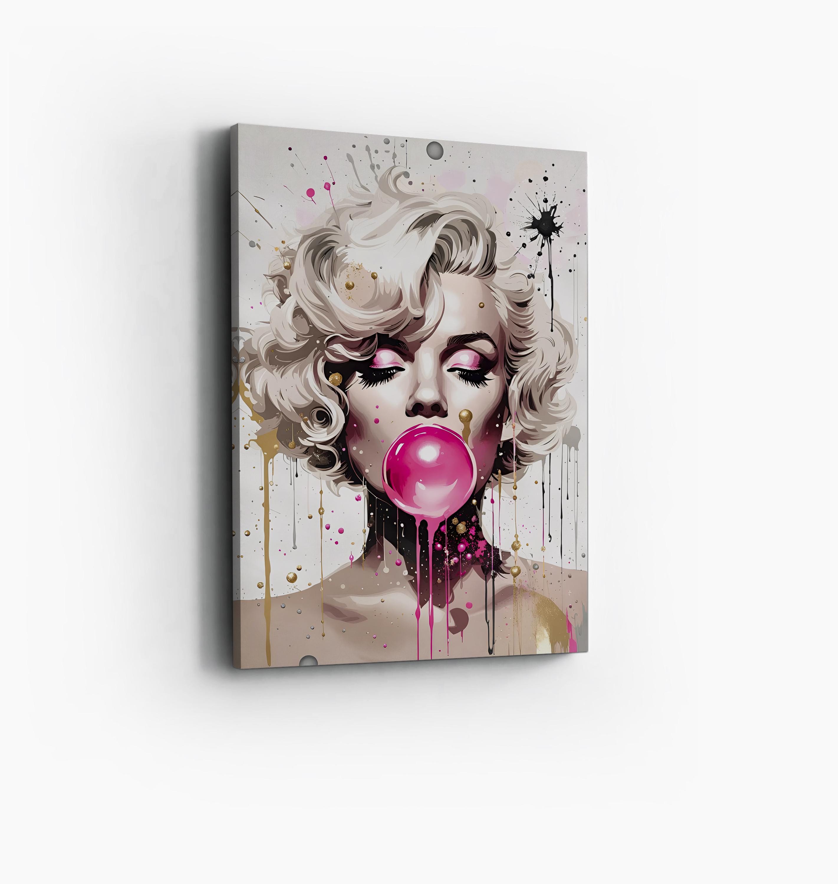 Banksy Marilyn Monroe Poster Graffiti Pop Art Canvas Street Style Wall ...