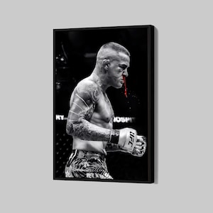 Dustin Poirier Poster UFC Kämpfer Leinwand Boxen Wandkunst MMA Sports Canvas Print Motivation Home Decor P70