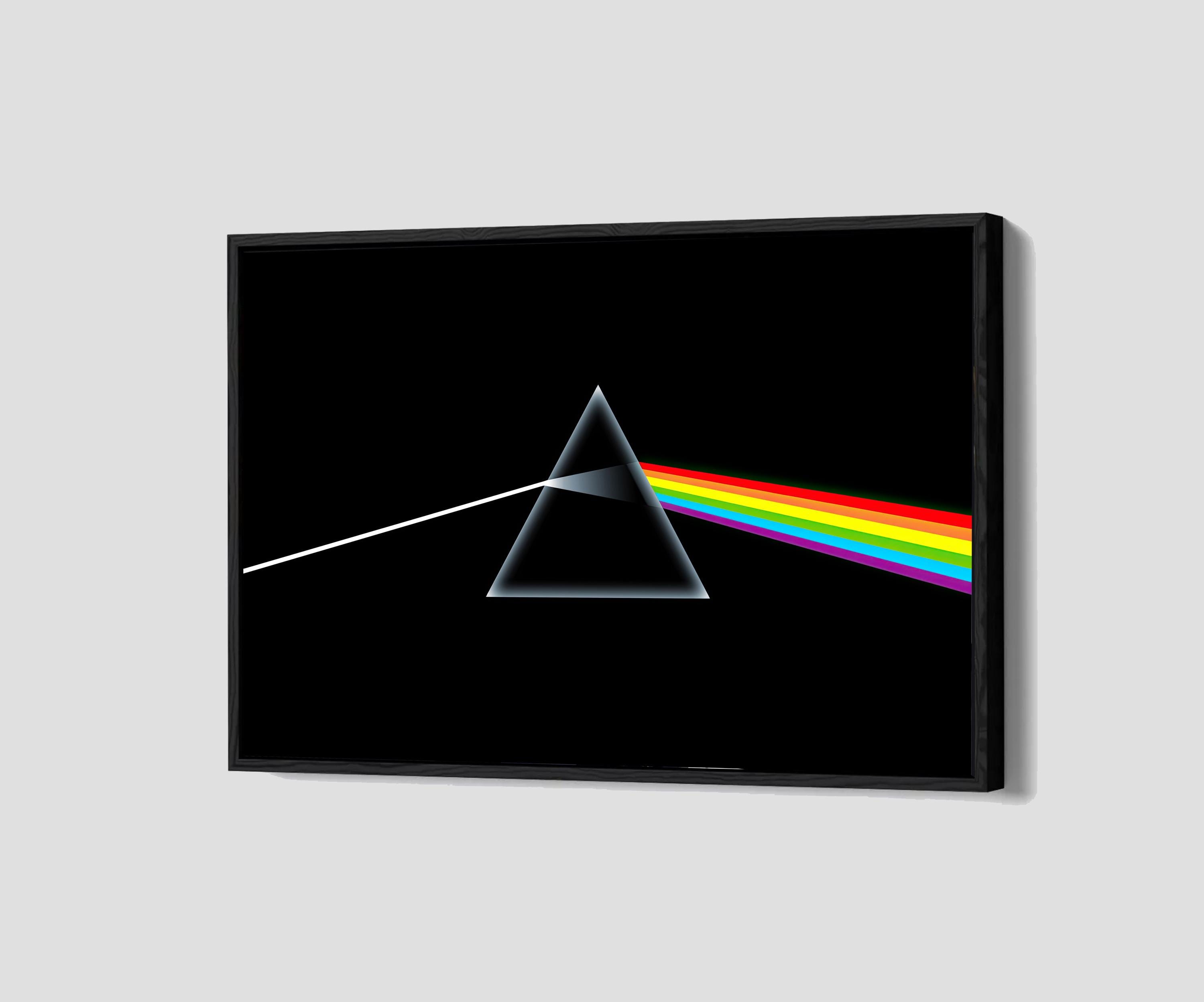Pink Floyd "Bemalter Rückkatalog" Kunstposter, Gerahmt – Wahl Aus A4, A3, A2, A1