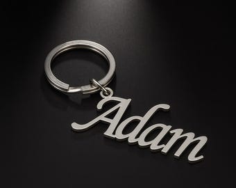 Llavero personalizado con nombre para niños: etiqueta con letras personalizada para mochilas y bolsos escolares, llavero personalizado con nombre, llavero personalizado