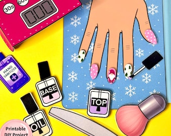 Christmas Crafts, Printable, Nail Art, Quiet Book