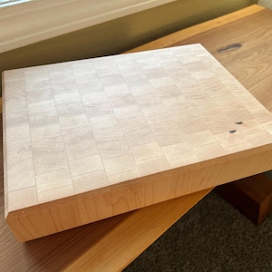 Hard Maple End Grain Cutting Board
