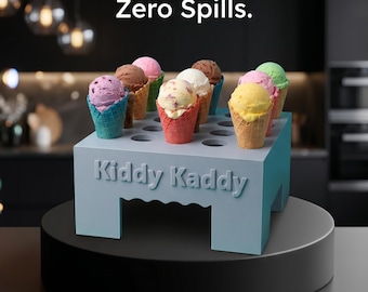 No-Spill Ice Cream Cone Holder