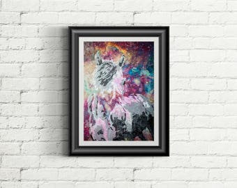 Pegasus - Art Print - 12 x 18 inches
