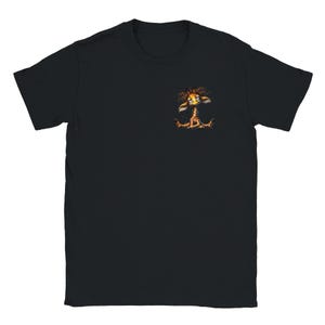 T-shirt girafe en désordre