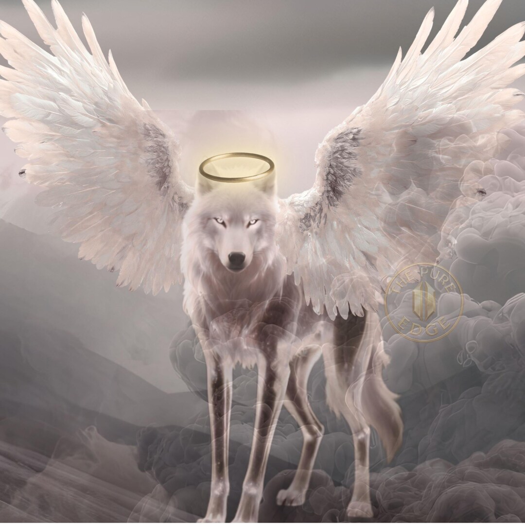 Guardian Angel Wall Art – Angelic Protection Strength Guidance ...