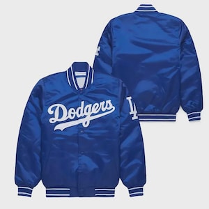 Vintage Los Angeles Dodgers Satin Varsity Jacket | Blue Baseball Bomber Retro LA Jacket | Christmas Gift for Him Unisex Streetwear Halloween