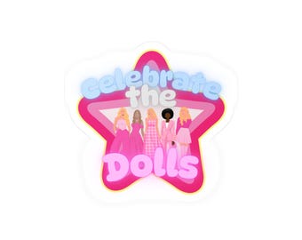 Celebrate the Dolls Kiss-Cut Vinyl Decal | Star Doll Group Sticker