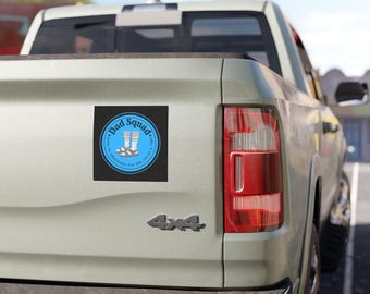 Dad Squad Car Magnet | Socks and Sandals Accent, Funny Dad Design