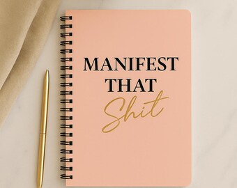 Motiverande spiralanteckningsbok: Målplanerare, Drömspårare (15 x 20 cm)