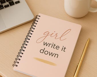 Tjej Skriv ner Spiral Anteckningsbok - Motivationsjournal, Presenter till Henne