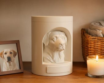 Labrador Memorial Urn, 3D Print Files (STL & 3MF)