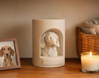Dachshund Memorial Urn, 3D Print Files (STL & 3MF)