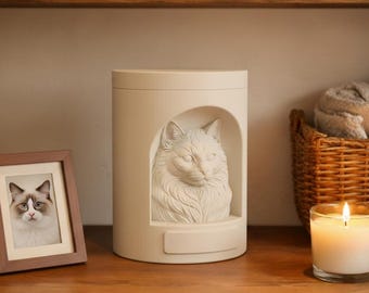 Ragdoll Memorial Urn, 3D Print Files (STL & 3MF)