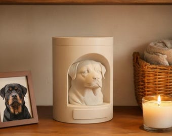 Rottweiler Memorial Urn, 3D Print Files (STL & 3MF)