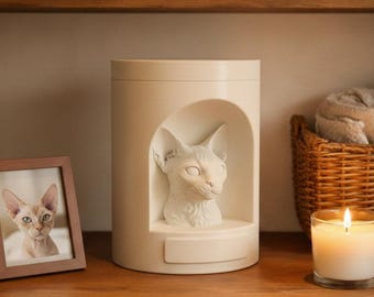 Devon Rex Memorial Urn, 3D Print Files (STL & 3MF)