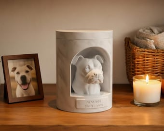 Amerikanischer Staffordshire-Terrier-Denkmalurne | 3D Druckbare STL Datei