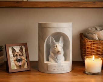 Schäferhund Erinnerungsurne | 3D Druckbare STL Datei
