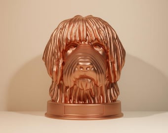 Komondor STL File | 3D Printable Dog Bust (Digital Download)