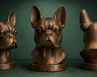 Antique 1930s Westmoreland Black Satin Glass French Bulldog