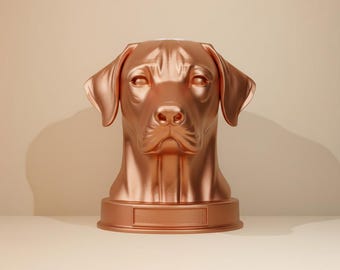 Rhodesian Ridgeback Bust | 3D Printable (STL + 3MF)