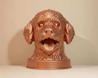 Portuguese Water Dog STL File | 3D Printable Dog Bust (Digital Download)