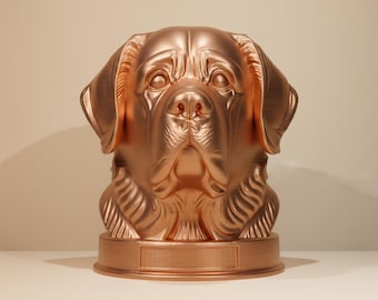 Bernhardiner Büste | 3D Druckbare Hunde Figur (Digitaler Download)