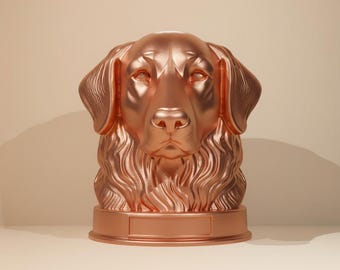 Kuvasz Bust | 3D Printable Dog Figurine (Digital Download)