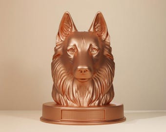 Belgian Tervuren STL File | 3D Printable Dog Bust (Digital Download)