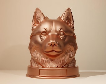 Finnish Lapphund STL File | 3D Printable Dog Bust (Digital Download)